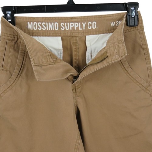 Pantalones Cortos Mujer Talla 0 Cintura 26 Mossimo Supple Co Marrón Cobre - Imagen 4 de 4