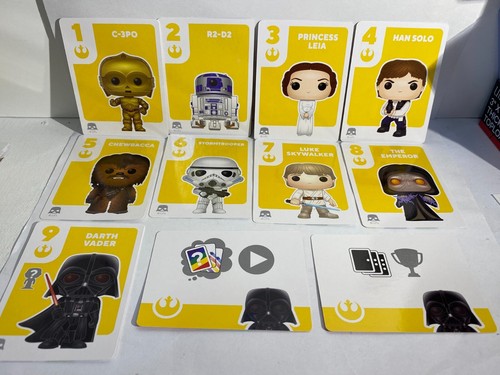 Star Wars 11er Set Yellow Something Wild Cards Vader Skywalker Leia Chewbacca - Bild 1 von 3