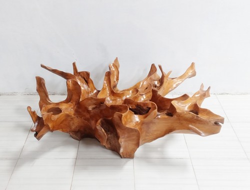 " 32" Elegant Coffee Table Teak Root wood, One-of-a-kind - Picture 5 of 8