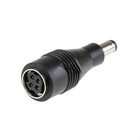 DC Stecker Adapter DIN 4-pol Buchse auf 5,5/2,5 Hohlstecker Adapter gerade L11mm
