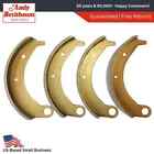 For 1948-1953 Dodge Truck Front Wheel Drum Brake Shoes Set of 4