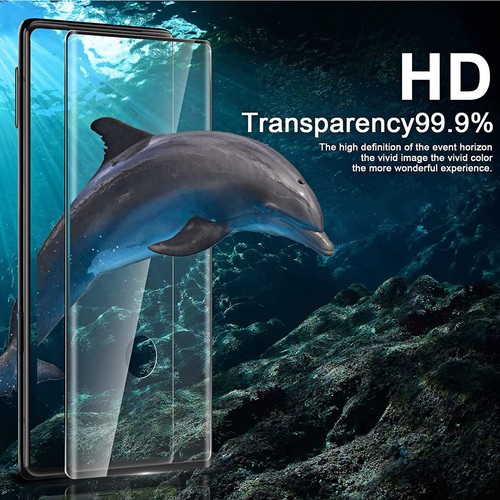 For Samsung Galaxy S9 Plus Tempered Glass Screen Protector Fingerprint Unlock 9H - Picture 8 of 10