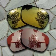 Yellow Golden&Bronze Brown Polarized Lenses Replacement For-Vonzipper Elmore