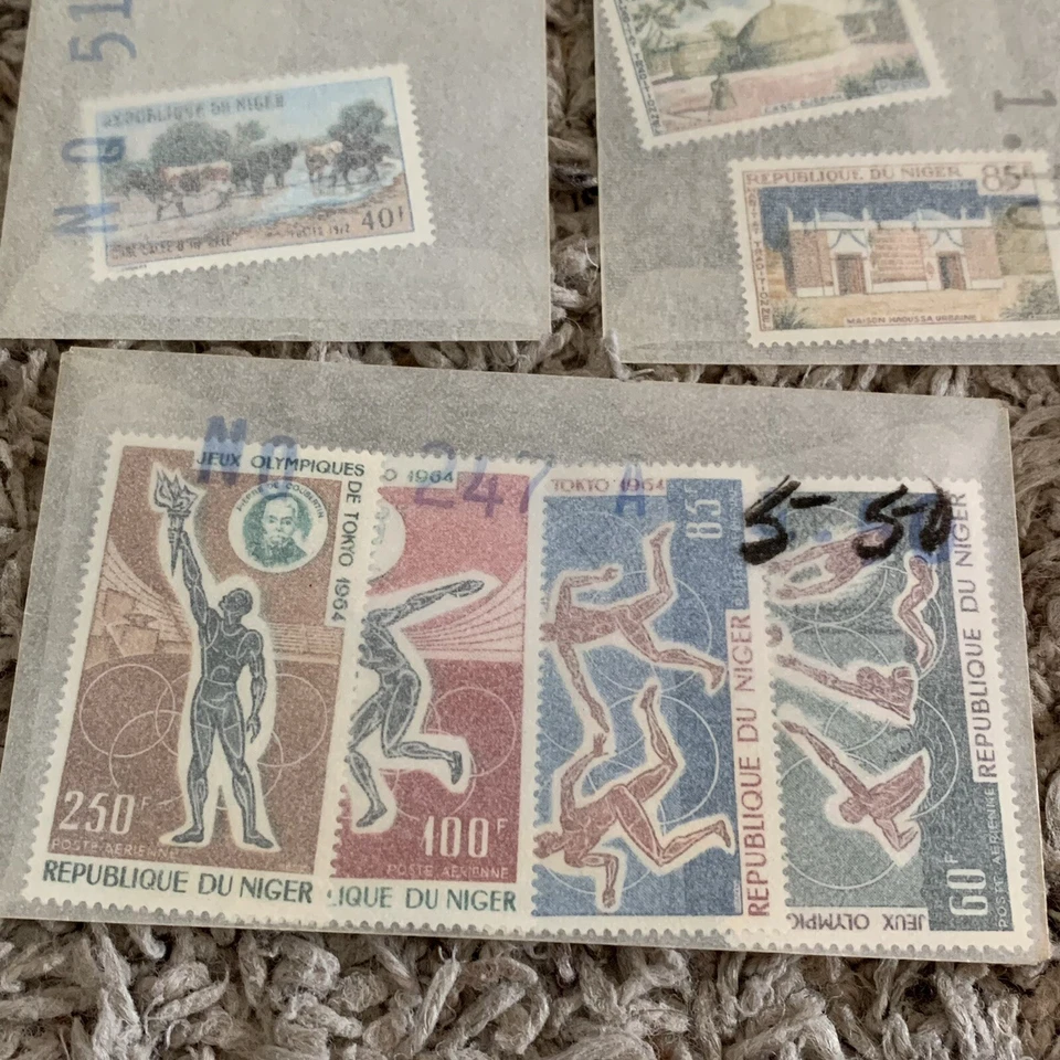 INCREÍBLE LOTE DE SELLOS NIGER MNH EN CRISTALES COMO NUEVOS NUNCA BISAGRAS Foto 3 de 4