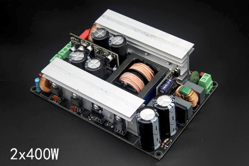 2x400W 220V Stereo Digital Endstufe Platine mit Schaltnetzteil - Bild 4 von 4