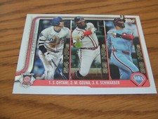 2025 Topps #144 Shohei Ohtani/Marcell Ozuna/Kyle Schwarber HOME RUNS