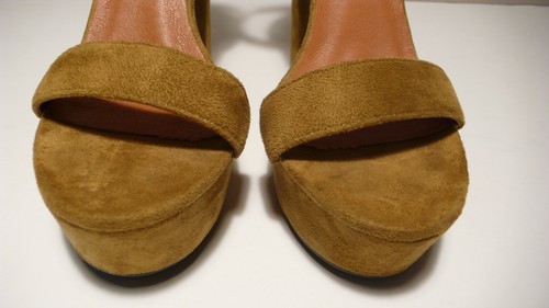 CAPE ROBBIN JOE-6 Women's Ankle Buckled Strap Peep Toe Platform Heels Sz 7.5 - Picture 7 of 12