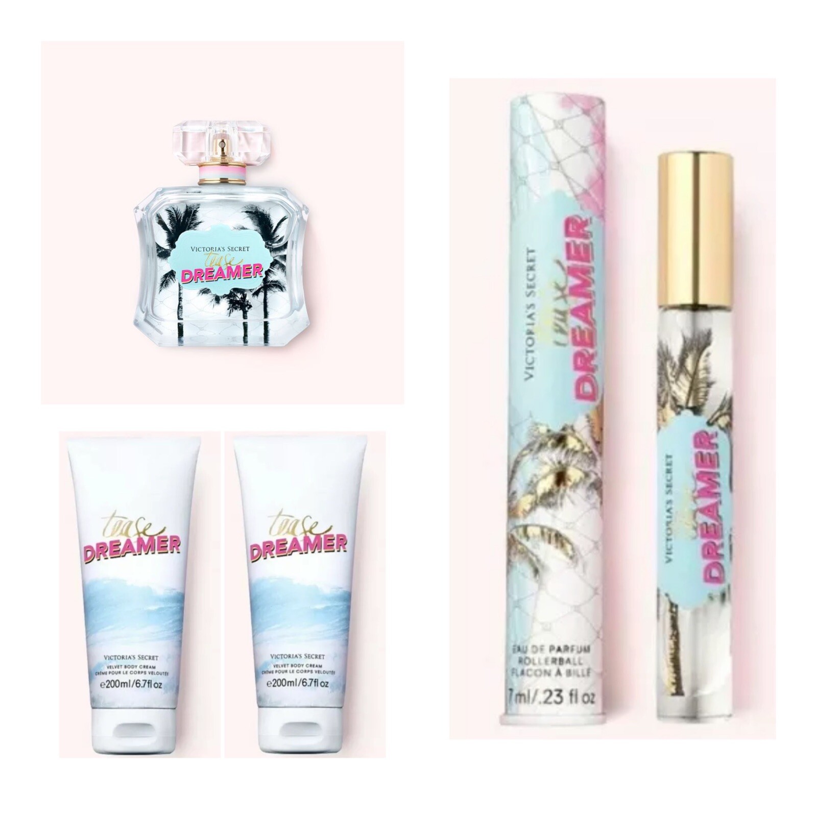 Victoria's Secret TEASE DREAMER Eau de Parfum(3.4 fl.oz.)/ Rollerball / Cream(2) Sprzedaż wysyłkowa super rabat