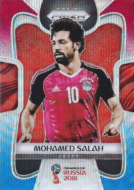 2018 Panini Prizm World Cup Russia '18 Egypt Red Blue Wave 2018 Panini Prizm World Cup Russia '18 Egypt Red Blue Wave