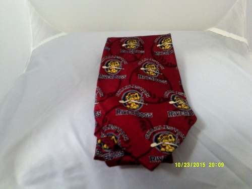Corbata para hombre ""CHARLESTON RIVER DOG'S"" - WhyKnot deportes - Colores mixtos - 100% seda*Manual - Imagen 2 de 6