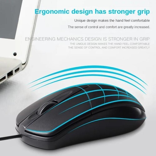 USB Wired Mouse Optical 1200 DPI Gaming Mice For Laptop <[ Notebook PC Z9L4 O8H1 - Picture 9 of 11