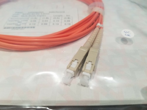 Cable de fibra óptica dúplex multimodo SC/PC SC/PC 3 metros 3 mm de diámetro - Imagen 2 de 4