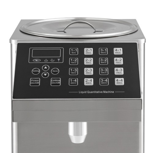 Distributore Automatico Fruttosio Quantitativo Bolla Tè Dispenser Macchina 8L - Foto 16 di 22