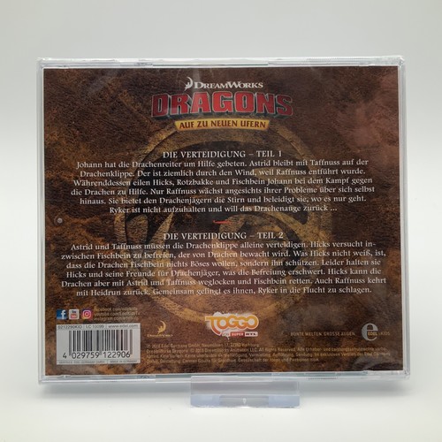 Dragons Hörspiel CD Auf zu neuen Ufern - Die Verteidigung Folge 30 / NEU & OVP - Bild 3 von 3