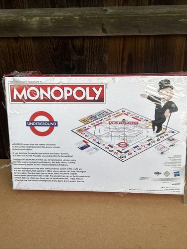 MONOPOLY LONDON UNDERGROUND BOARD GAME NEW . - Picture 3 of 6