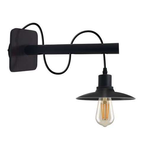 Lámpara de pared retro E27 lámpara de pared madera vintage iluminación de pared 240V - Imagen 3 de 10