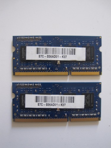 2 Barrette Mémoire S7C-S56AD01-K37 8Go 2X4Go KINGSTON PC3L-12800S SO-DIMM