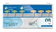 EVE Diacera Twist RA 323 Zirconia Polishing Diamond System 6pc Kit Free II Ship