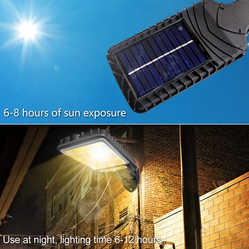 9900000LM Lamparas Luz Led Solares Luces Exterior Jardin Focos Solares De Calle - Picture 31 of 33