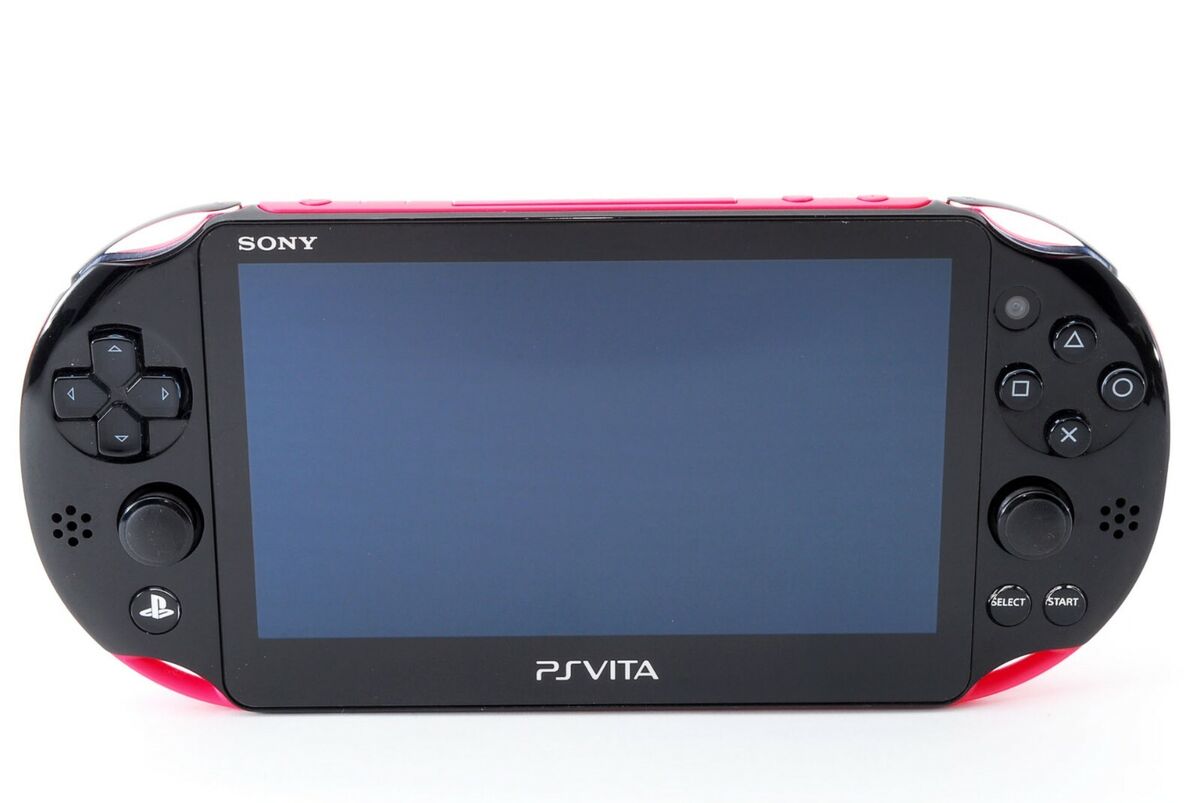 Sony PS Vita Pink Black Slim Playstation PCH-2000 w/ Charger Sony PS Vita Pink Black Slim Playstation PCH-2000 w/ Charger