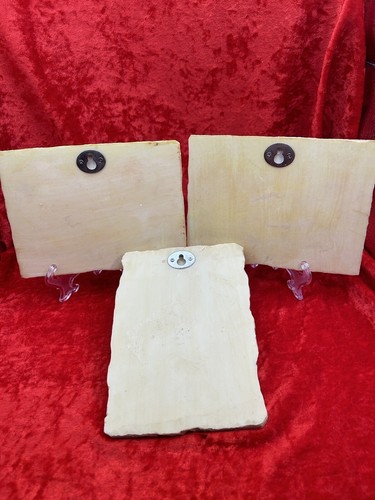 Juego de TRES soportes de pared para frutas ~ 6x4 ~ firmado CB PROTEA ~ fruteros ~ flores ~ en muy buena condición - Imagen 6 de 6