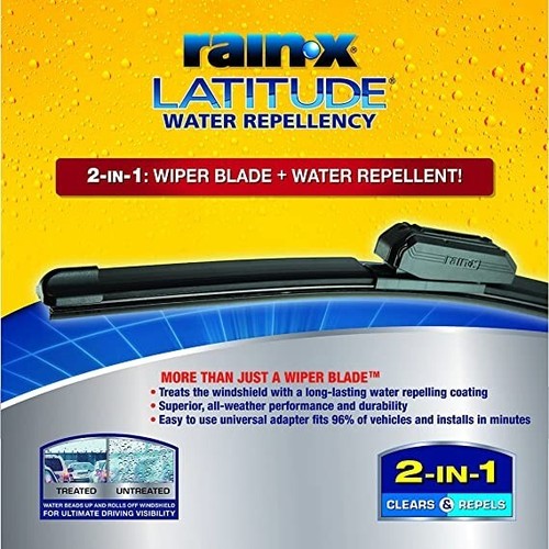 Rain-X 26" Windshield Wiper Blade Latitude 2-in-1 Water Repellency 5079281-2 - Picture 4 of 6