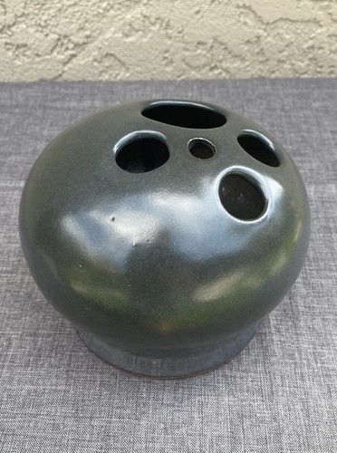 60’s Figural Mushroom Art Pottery Weed Pot Flower Frog Vase Victoria Littlejohn? - Picture 3 of 8