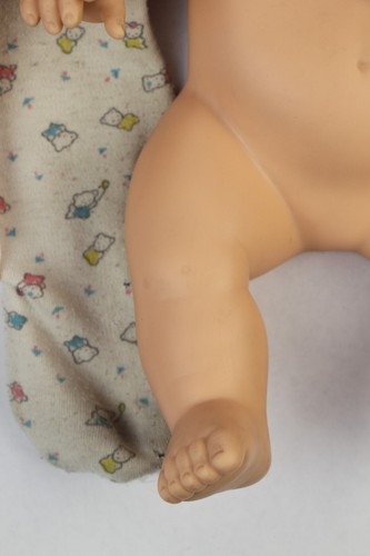 Menge 2 Vintage 1990 Lauer Toys WASSERBABYS 12" PUPPEN blonde Haare blaue Augen - Bild 7 von 24