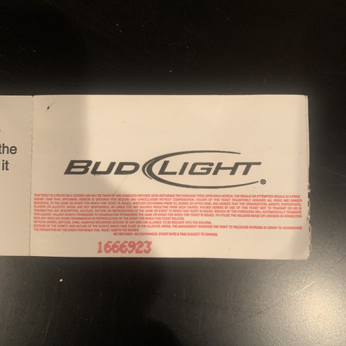 Fall Out Boy Ticket Stub 2009 - Picture 6 of 6