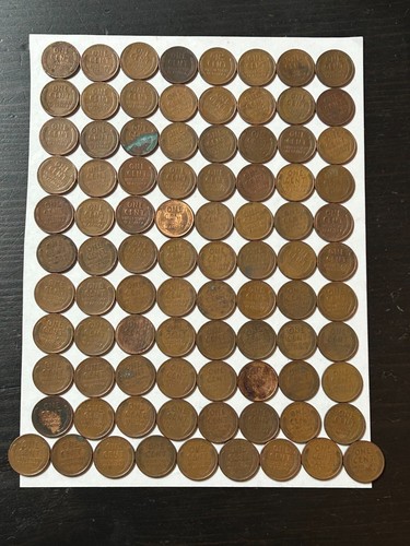 89 LINCOLN WHEAT PENNIES FROM 1930 TO 1939 PLEASE SEE PHOTOS AND DESCRIPTIONS - Picture 2 of 2