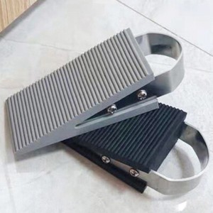 1PC Heavy Duty Extra Large Wide Floor Door Stopper Wedge Stop Tool Rubber Useful