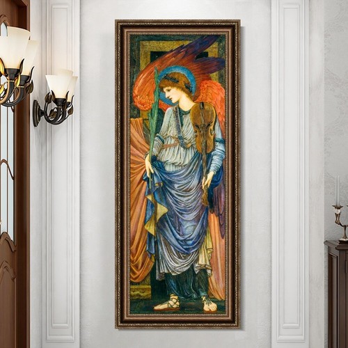 Framed Canvas Giclee Print Art Musical Angel, 1878-1896 by Edward Burne Jones - Picture 2 of 16