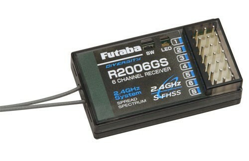 Odbiornik Futaba R2006GS 2.4GHz 6CH S-FHSS stile classico Odbiornik Futaba R2006GS R2006GS R2006GS 2.4GHz 6CH S-FHSS di moda