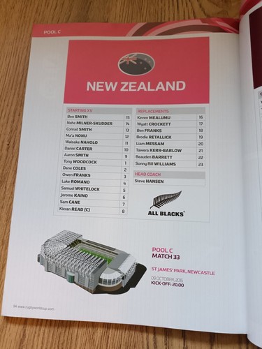 Programas de la Copa Mundial de Rugby 2015 - Imagen 56 de 73