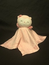 Carter's Pink Security Blanket with Owl Plush   Hearts   2919269   Lovey   Baby