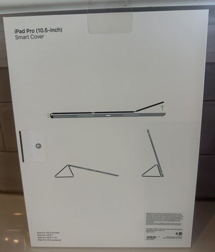 Genuine Apple Leather Smart Cover 10.5 inch iPad Pro Charcoal Grey - BRAND NEW - Picture 4 of 4