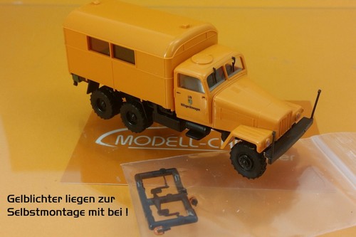 Busch MCZ 03-334 IFA G5 Koffer LVB Leipzig Hilfewagen II 1:87 NEU Modellauto - Picture 5 of 6