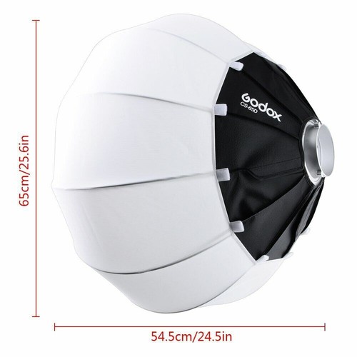 Godox CS-65D 65cm Bowens Mount Collapsible Lantern Softbox For Studio + C Stand - Picture 10 of 12