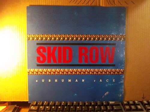 Orig Vintage Skid Row Subhuman Race 1995 12x12 promoFlat/poster Not a record - Imagen 3 de 3