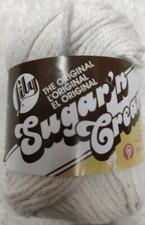     Lily Sugar 'n Cream 100 Cotton Yarn 2.5 oz "ECRU" 1 Skein Worsted 4-Ply