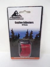 Liberty Mountain Guyline Adjusters 10-Pack for Cord / Paracord Tent Line