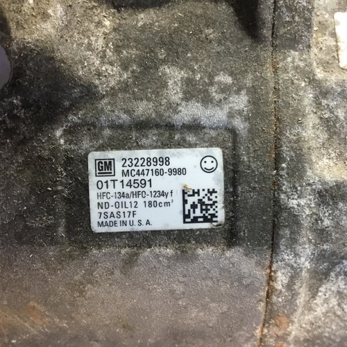 Chevy Silverado GMC Sierra Duramax 15-18 AC Compressor (Read Description) - Picture 3 of 8