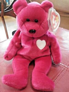 RARE Vintage Ty 1998/1999 Beanie Baby Valentina the Bear with **ERRORS** 8421042333 | eBay