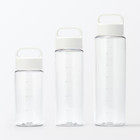 Muji Easy to carry graduated Drink Bottle White Color 350ml/500ml/700ml