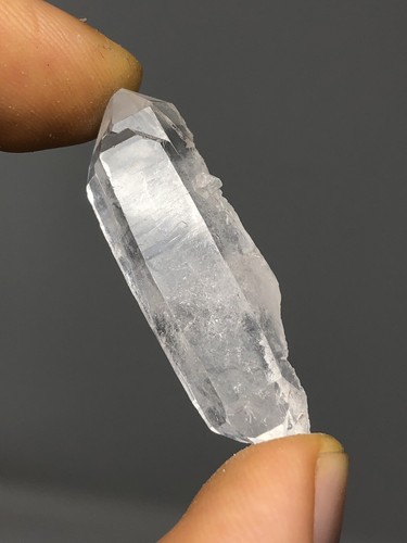 Lemurischer kleiner natürlicher DT Quarzkristall Brasilien 6,5 g Reiki N18 - Bild 3 von 12