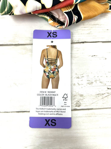 Hurley Damen Badeanzug Einteiler Caribbean Dreamin Größe XS - Bild 2 von 5
