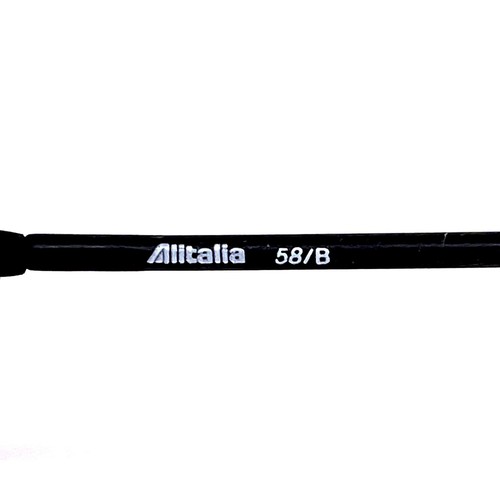 NOS vintage ALITALIA "PROFESSIONAL 560" sunglasses - 80's Italy - Black / Brown - Imagen 11 de 11