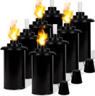 8 Pack Torch Canisters 12 Oz. Outdoor Torch Canister Bamboo Torch...