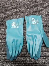 (11 PAIRS) MAGID D-ROC GPD350 A3 Chemical-Resistant Nitrile Work Gloves Size 8