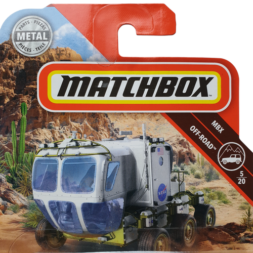 Matchbox Metal NASA S.E.V CHARIOT MBX Off-road White 90/125 2019 NEW Sent In Box - Picture 2 of 7
